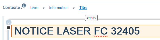 Example of an element name in Context