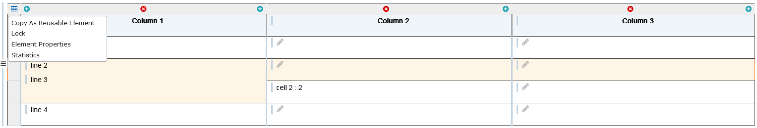 No profiling on two vertically merged rows in the table